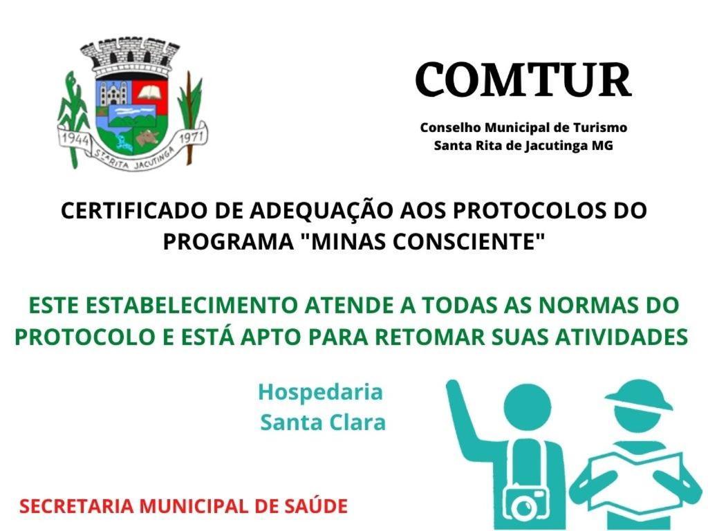 Pousada Hospedaria Santa Clara Santa Rita de Jacutinga Bagian luar foto